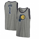 Indiana Pacers Fanatics Branded Greatest Dad Tri-Blend Tank Top - Heathered Gray,baseball caps,new era cap wholesale,wholesale hats